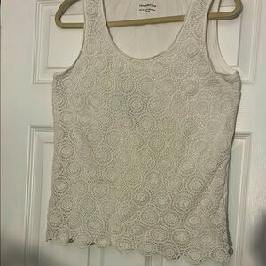 CHARTER CLUB Fitted Embellished Tank Top